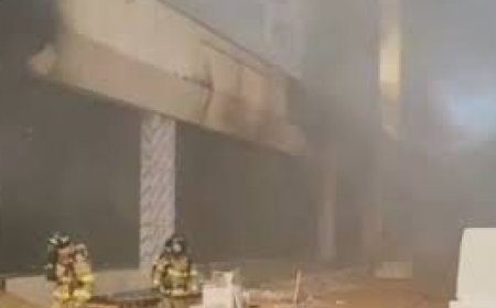 दक्षिण कोरिया के निर्माण स्थल पर आग लगने से चार लोगों की मौत, दो अस्वस्थ