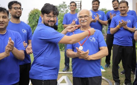 सीए सप्ताह का जोशीला आगाज़: भोपाल में मैराथन, रक्तदान और स्वास्थ्य शिविर से गूंजा समाजसेवा और राष्ट्रनिर्माण का संदेश