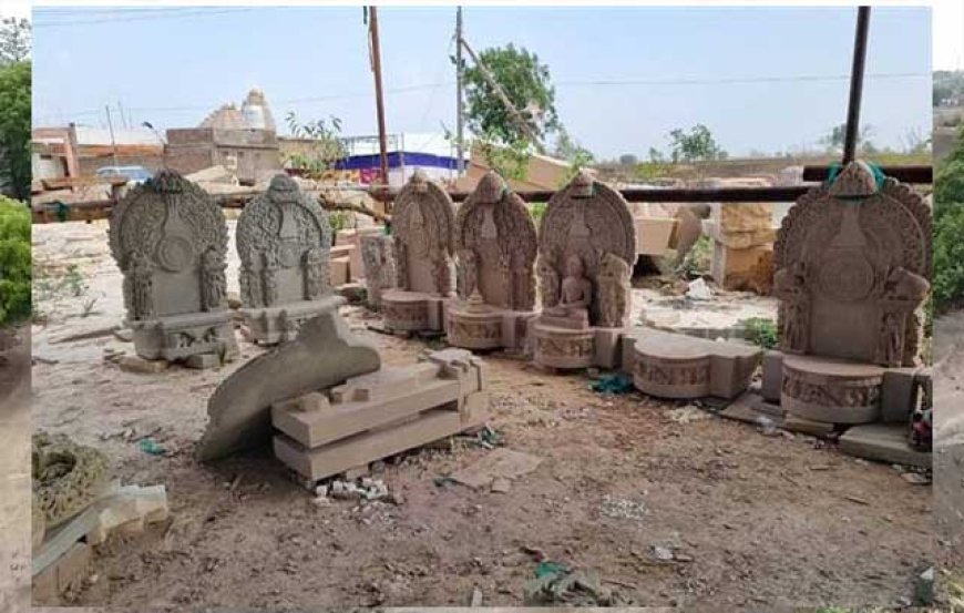 विदिशा जिले के पठारी क्षेत्र में मूर्ति कला से मिल रहा है रोजगार