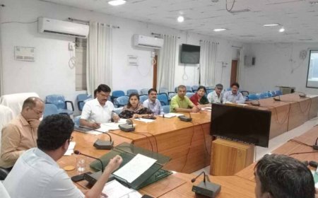 कलेक्टर ने की रीवा-सीधी-सिंगरौली रेल लाईन की समीक्षा