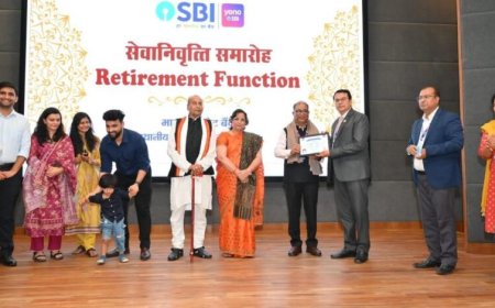 भारतीय स्टेट बैंक के वरिष्ठ अधिकारी अनिल चौबे 35 वर्षों की सेवा के बाद सेवानिवृत्त – भावुक विदाई समारोह में जताया साथियों के प्रति आभार
