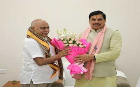 मुख्यमंत्री डॉ. यादव से श्री खंडेलवाल की भेंट
