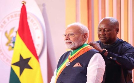 प्रधानमंत्री श्री मोदी को मिला घाना का सर्वोच्च नागरिक सम्मान विश्व पटल पर भारत के बढ़ते वर्चस्व का प्रतीक : मुख्यमंत्री डॉ. यादव