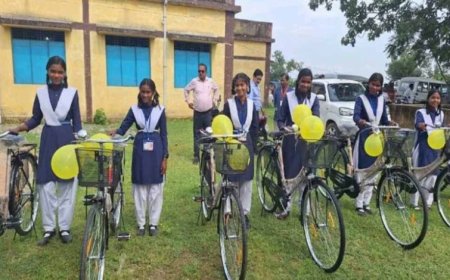 साइकिल से मिलेगी रफ्तार – स्कूल समय पर पहुंचने में होगी आसानी