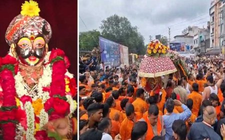 दशक बाद चांदी की नई पालकी में निकली महाकाल की सवारी, मनमहेश रूप में नगर भ्रमण