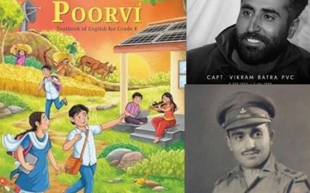 परम वीर चक्र मेजर सोमनाथ शर्मा एवं कैप्टन विक्रम बत्रा की शौर्य गाथा एनसीईआरटी की कक्षा आठवीं के सिलेबस में शामिल