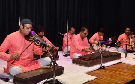 मध्यप्रदेश भवन में हुई मैहर बैंड की सांस्कृतिक संध्या