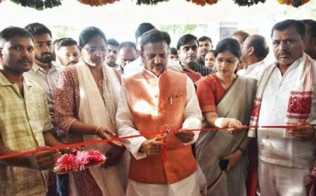उप मुख्यमंत्री श्री शुक्ल ने रीवा में एसडीएम हुजूर कार्यालय भवन का किया लोकार्पण