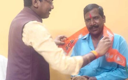 पूर्व कृषि विस्तार अधिकारी ने ग्रहण की भाजपा की सदस्यता
