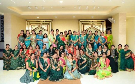 भोपाल में हरीयाली तीज की धूम, हरे परिवेश, झूले और गीतों से गूंजा सेलिब्रेशन हॉल