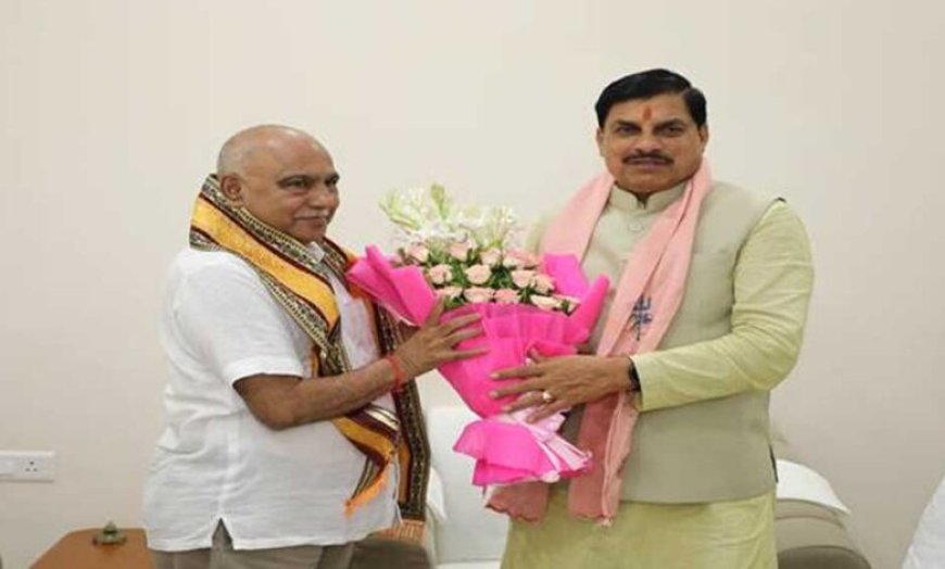 मुख्यमंत्री डॉ. यादव से श्री खंडेलवाल की भेंट