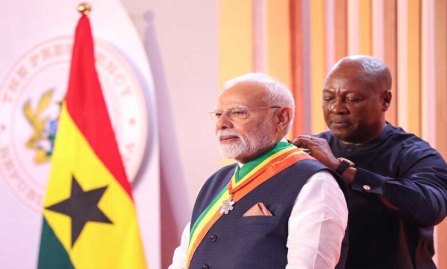 प्रधानमंत्री श्री मोदी को मिला घाना का सर्वोच्च नागरिक सम्मान विश्व पटल पर भारत के बढ़ते वर्चस्व का प्रतीक : मुख्यमंत्री डॉ. यादव