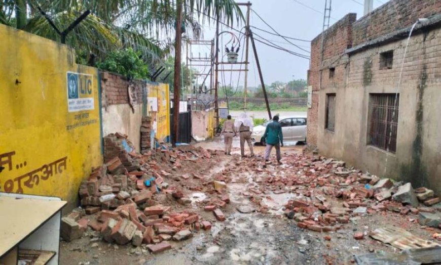 शहडोल में भारी बारिश का कहर, दीवार गिरने से दो लोगों की मौत