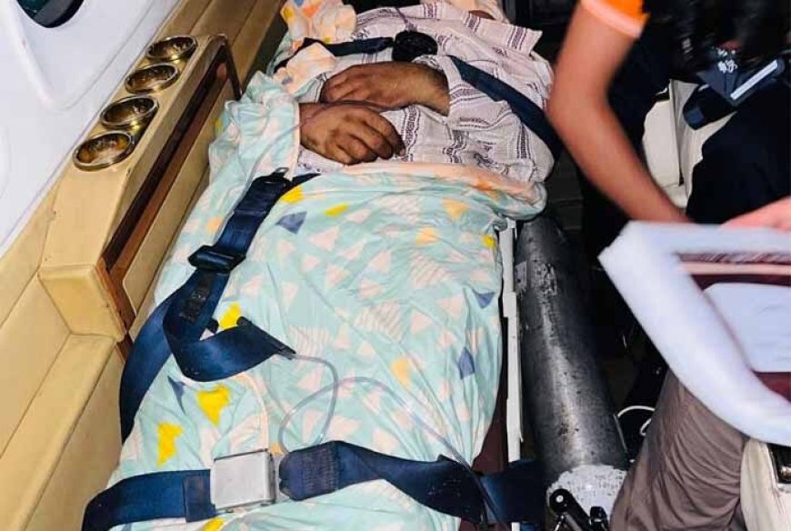 पीएम श्री एयर एम्बुलेंस सेवा से समय पर मिला जीवनदायक उपचार