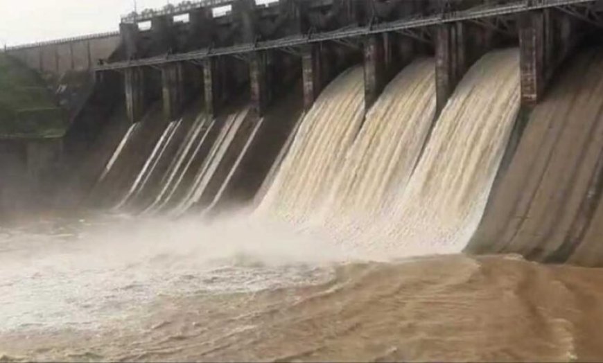 तवा डैम के तीन गेट खोले गए, निचले क्षेत्रों में बाढ़ का खतरा