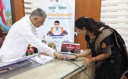 आयुष मंत्री परमार ने वैद्य आपके द्वार योजना ई-संजीवनी पोर्टल का किया शुभारंभ
