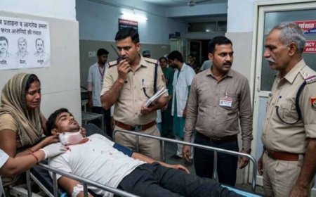 Gwalior में खौफनाक वारदात, बहन को लेने पहुंचे भाई पर ससुराल में हमला; गला रेता