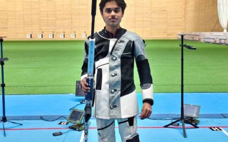 ISSF जूनियर वर्ल्ड कप में मध्यप्रदेश के खिलाड़ी हेमंत बर्मन का उत्कृष्ट प्रदर्शन, 50 मीटर राइफल थ्री पोजिशन में रजत पदक