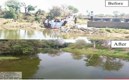 जल गंगा संवर्धन अभियान: जनसहभागिता से बदली गोचा नदी स्टॉप डैम की तस्वीर