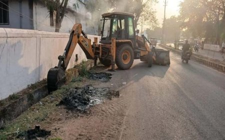 नालों की सफाई में रोड़ा बने अतिक्रमण, निकाय टीम के सामने बड़ी चुनौती
