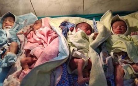 खरगोन में हैरान करने वाली घटना: एक महिला ने जन्म दिए चार बच्चे, दो बेटे और दो बेटियां