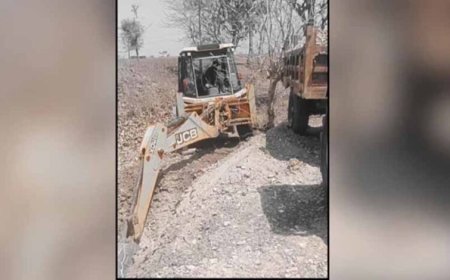 खंडवा में अवैध उत्खनन रोकने गए पटवारी पर जानलेवा हमला, ट्रैक्टर से कुचलने की कोशिश
