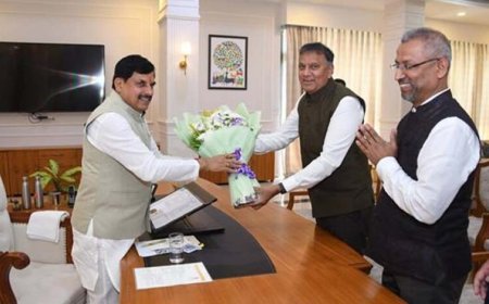 मुख्यमंत्री डॉ. यादव से ग्रीनको ग्रुप के कार्यकारी निदेशक बंडारू ने की भेंट