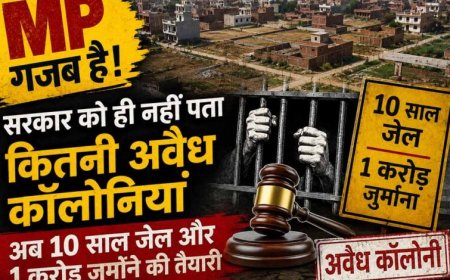 MP गजब है! सरकार को ही नहीं पता कितनी अवैध कॉलोनियां, अब 10 साल जेल और 1 करोड़ जुर्माने की तैयारी