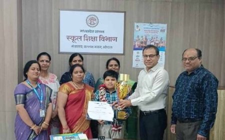 सांदीपनि विद्यालय के छात्र आराध्य ने बढ़ाया प्रदेश का मान