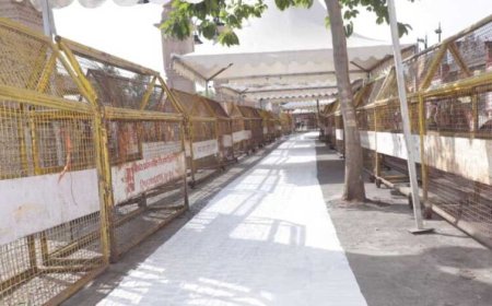 महाकाल मंदिर में 13,000 स्क्वेयर फीट में बन रहा हीट प्रूफ पाथ-वे, श्रद्धालुओं की सुविधा के लिए