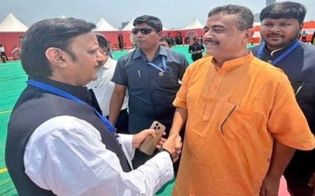 प मुख्यमंत्री  शुक्ल ने पश्चिम बंगाल के नवनिर्वाचित मुख्यमंत्री  सुवेंदु अधिकारी को दी बधाई