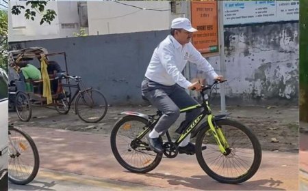 सरकारी गाड़ी छोड़ साइकिल से कोर्ट पहुंचे हाईकोर्ट जज, सादगी ने जीता लोगों का दिल