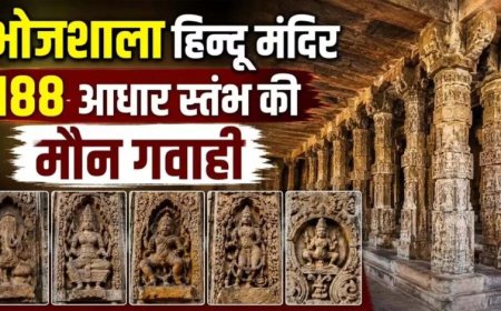 खंभों पर गणेश जी की आकृतियां, दीवारों पर ‘ॐ नमः शिवाय’… भोजशाला की ग्राउंड रिपोर्ट में कई अहम खुलासे