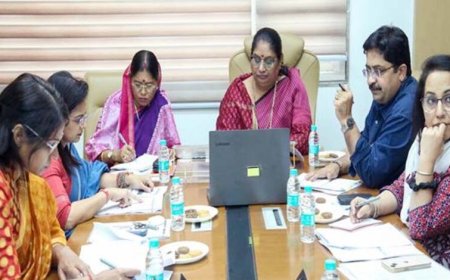 मंत्री  भूरिया की अध्यक्षता में हुई महिला सशक्तिकरण योजनाओं के क्रियान्वयन हेतु गठित मंत्रि-परिषद समिति की बैठक