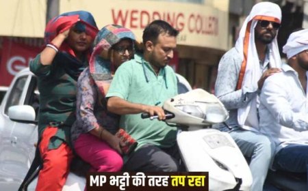 MP के 16 शहरों में पारा 44°C के पार, खजुराहो सबसे गर्म; 28 मई से 3 दिन बारिश का अलर्ट