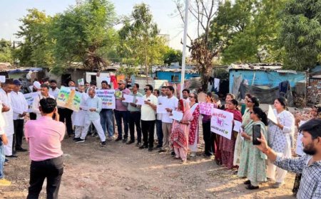 अयोध्या नगर में पेड़ों की कटाई पर फूटा जनआक्रोश, पर्यावरण प्रेमियों ने किया विशाल प्रदर्शन