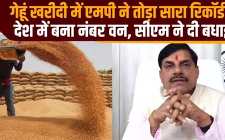मध्य प्रदेश ने रचा इतिहास, किसानों से सबसे ज्यादा गेहूं खरीदने वाला राज्य बना