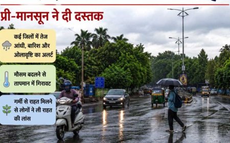 मध्य प्रदेश में गर्मी से मिली राहत, प्री-मानसून ने दी दस्तक