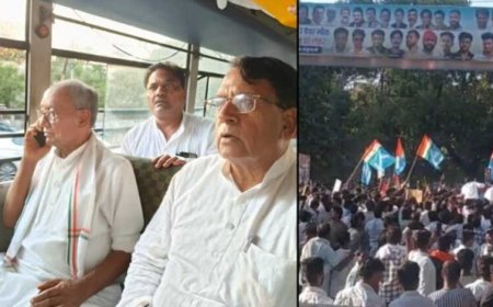 NEET पेपर लीक के विरोध में भोपाल में उग्र प्रदर्शन, NSUI कार्यकर्ताओं पर लाठीचार्ज