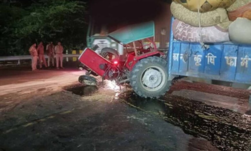 गोसलपुर हाईवे पर भीषण टक्कर: ट्रैक्टर-बस भिड़ंत में 39 लोग घायल