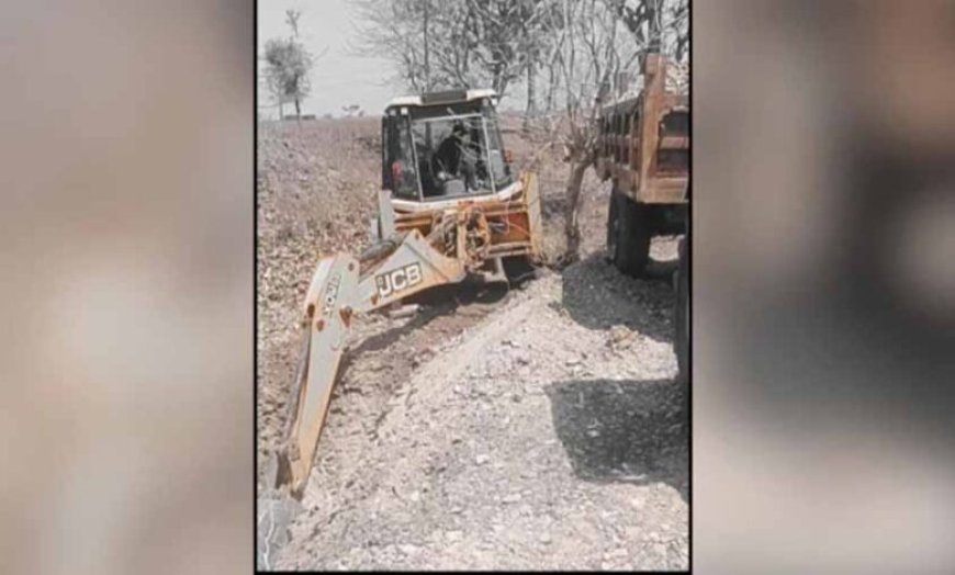 खंडवा में अवैध उत्खनन रोकने गए पटवारी पर जानलेवा हमला, ट्रैक्टर से कुचलने की कोशिश