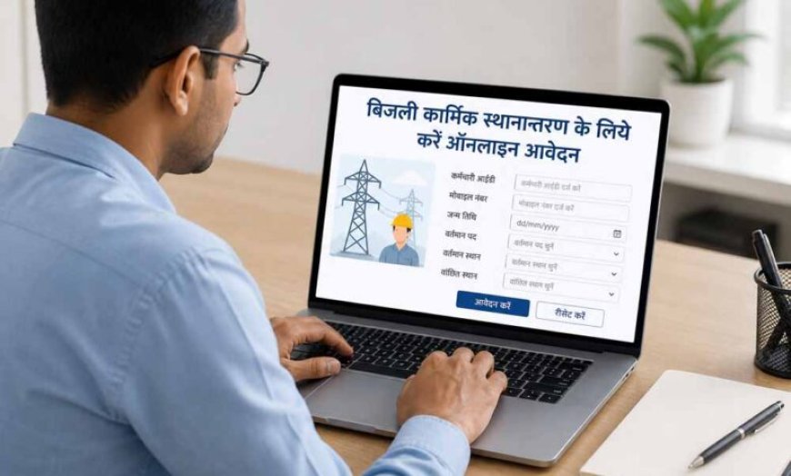 बिजली कार्मिक स्थानान्तरण के लिये करें ऑनलाइन आवेदन