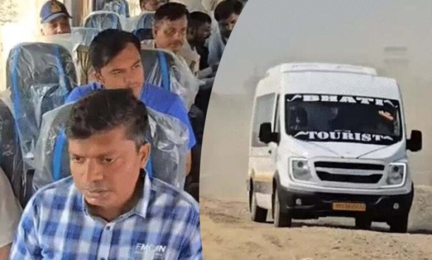 PM मोदी और CM यादव की अपील का असर: उज्जैन में अधिकारी ट्रैवलर बस से पहुंचे, 6750 का सफर सिर्फ 250 रुपये में