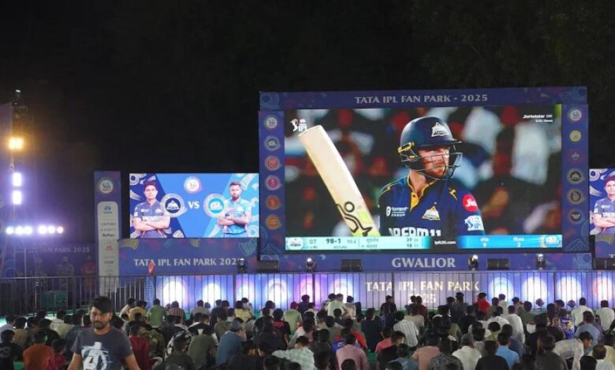 ग्वालियर में सजेगा IPL फैन पार्क, बड़ी स्क्रीन पर लाइव मैच के साथ मस्ती का डबल डोज
