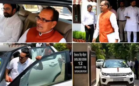 शिवराज सिंह चौहान ने दिखाई मिसाल, दो मंत्रियों संग कार पूलिंग कर पहुंचे कैबिनेट बैठक में