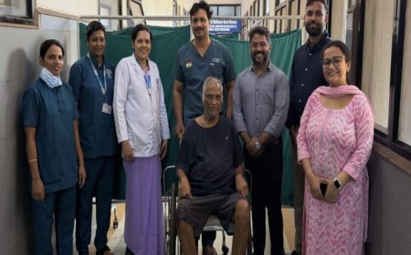 बीएमएचआरसी में 12 किलो के जटिल ओवरी ट्यूमर की सफल सर्जरी