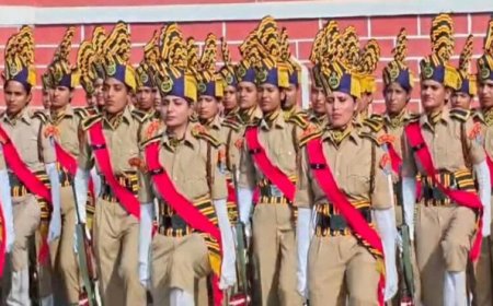 दीक्षांत परेड में महिला आरक्षकों का दमदार प्रदर्शन, DGP कैलाश मकवाना ने दी बड़ी खुशखबरी