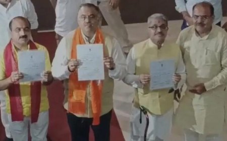 MP राज्यसभा चुनाव: BJP के तीन उम्मीदवार निर्विरोध निर्वाचित, रिटर्निंग अफसर ने सौंपे प्रमाण पत्र; मीनाक्षी मामले पर SC में कल सुनवाई