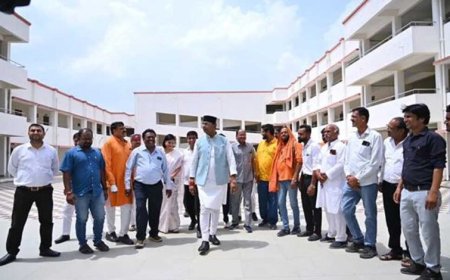 प्रधानमंत्री मोदी के 12 वर्ष पूर्ण होने पर मंत्री  सारंग ने नरेला शासकीय महाविद्यालय में विद्यार्थियों से किया संवाद