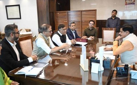 मुख्यमंत्री डॉ. यादव से हिंदुस्तान कोका-कोला बेवरेजेस के मुख्य कार्यकारी अधिकारी हेमंत रुपानी ने की भेंट